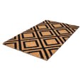 thumbnail image 2 of Entryways Diamonds Coir Doormat, 18'' x 30'', Natural Coir and Black, 2 of 4