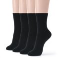 thumbnail image 1 of Solid Color Cotton Socks - Unisex Crew/Short Style, Diabetic & Circulatory Support, No-Show Fit, Odor Resistant, 1 of 6
