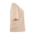 thumbnail image 4 of Blusa George para Mujer, Manga al Codo Beige Talla EG, 4 of 4