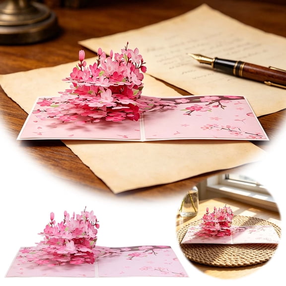 3D Bouquet Greeting Card for Birthday Thanksgiving and Teacher Appreciation Display and Idea