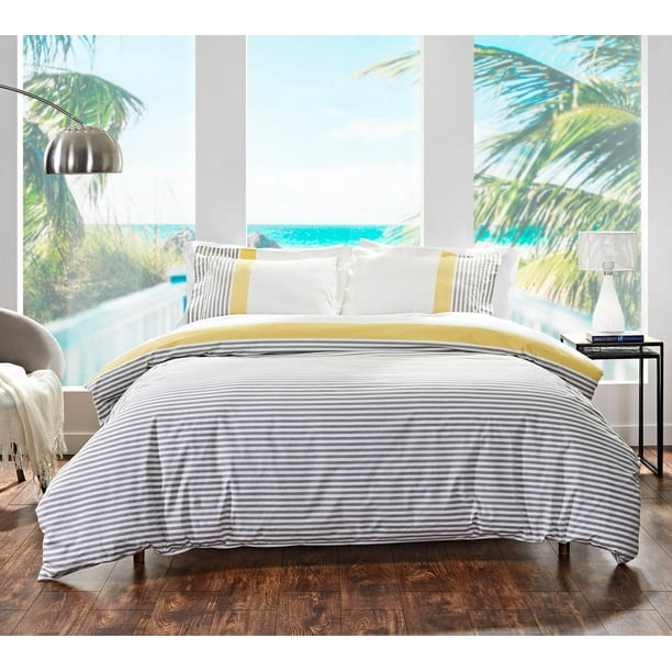 Philcity Twin Duvet Cover Yellow/Grey Walmart.ca