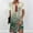 Green, variant on Vivianyo HD Long Sleeve Dress for Women Women's Fashion Round-Neck Short Sleeved Printed Pullover Dress