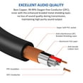 thumbnail image 2 of Balanced XLR Microphone Y Splitter Audio Cable, XLR Male to Dual XLR Female Y Cord, 3-Pin XLR Male to Double XLR Female Mic Adapter Converter Cable 10 Feet 2 Female to 1 Male XLR Plug, 2 of 4