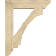 thumbnail image 3 of Ekena Millwork 6"W x 34"D x 42"H Imperial Slat Rough Sawn Bracket, Douglas Fir, 3 of 4