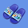 thumbnail image 2 of Cathalem Girls Slides Sandals Non-Slip, Water-Resistant Children's Sandals,Blue 30, 2 of 3
