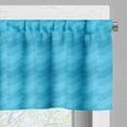 thumbnail image 3 of Ambesonne Nautical Valance Pack of 2, Horizontal Flow of Waves, 42"X12", Sky Blue Sea Blue, 3 of 5