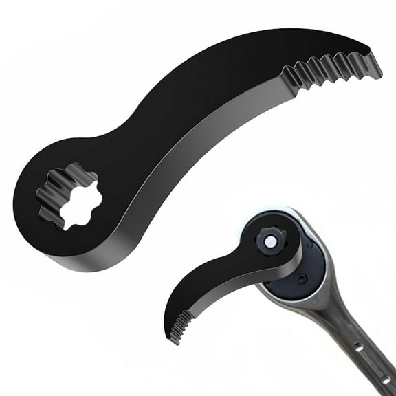 Heavy Duty Crow Bar Adapter Head Pry Tool for 1/2 Inch Drive Automotive and Mechanical Work