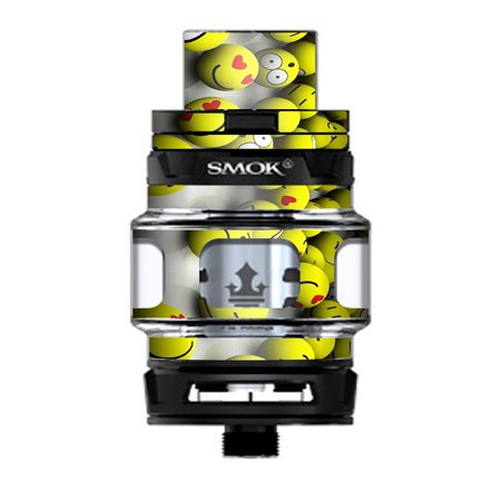 - Skin Decal Vinyl Wrap for Smok TFV12 Prince Tank Vape Kit skins stickers cover / Tennis Balls Happy Faces