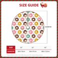 thumbnail image 2 of Lukts Colorful Donuts Print Color Life Christmas Tree Skirt, Winter Holiday Tree Mat Decoration ,Can be Used as A Shawl-48", 2 of 6