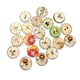 thumbnail image 3 of Qarigey Botones de de 100 piezas, relojes redondos de agujeros, estilo Retro, suministros para el hogar para álbumes de recortes, Accesorios de disfraces 15mm Qarigey AP010328-01, 3 of 6