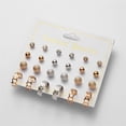 thumbnail image 3 of ziyahi 12 Pairs Rhinestones Girls Earring Set Crystal Ear Stud Earrings Multiple styles No.07 s, 3 of 6