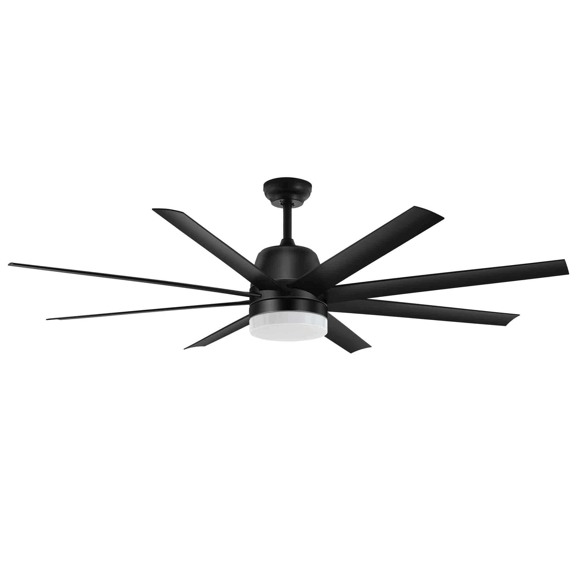 DWVO 60in Ceiling Fan with Light and Remote, 6-Speed 8 Blades