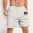 thumbnail image 6 of OHGOD Mens Shorts Casual, Mens Shorts Casual Cargo, Beach Shorts for Men Summer, 1 * Man Shorts - White - L, 6 of 6