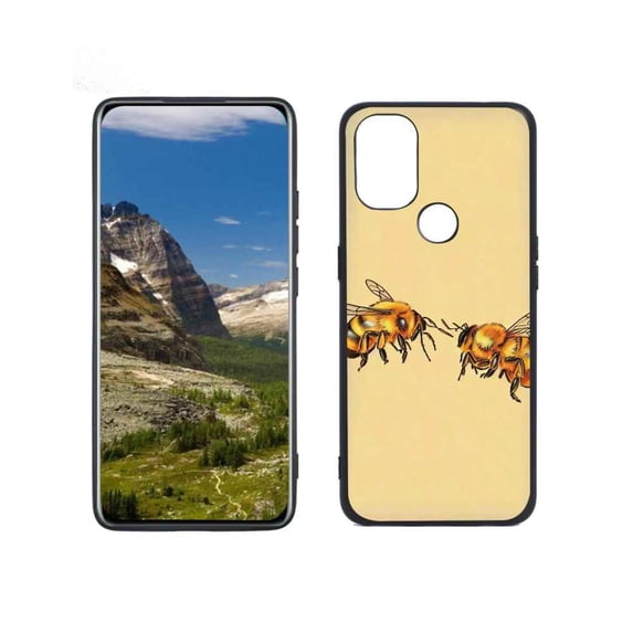 Compatible with OnePlus Nord N10 Phone Case, Bee-64 Case Silicone Protective for Teen Girl Boy Case for OnePlus Nord N10