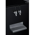 thumbnail image 3 of Summit Sbcfrtpadalhd 24" Wide 5.3 Cu. Ft. Built-In Double Tap Kegerator - Black, 3 of 7