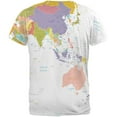 thumbnail image 2 of World Traveler Global Map All Over Adult T-Shirt - Small, 2 of 2