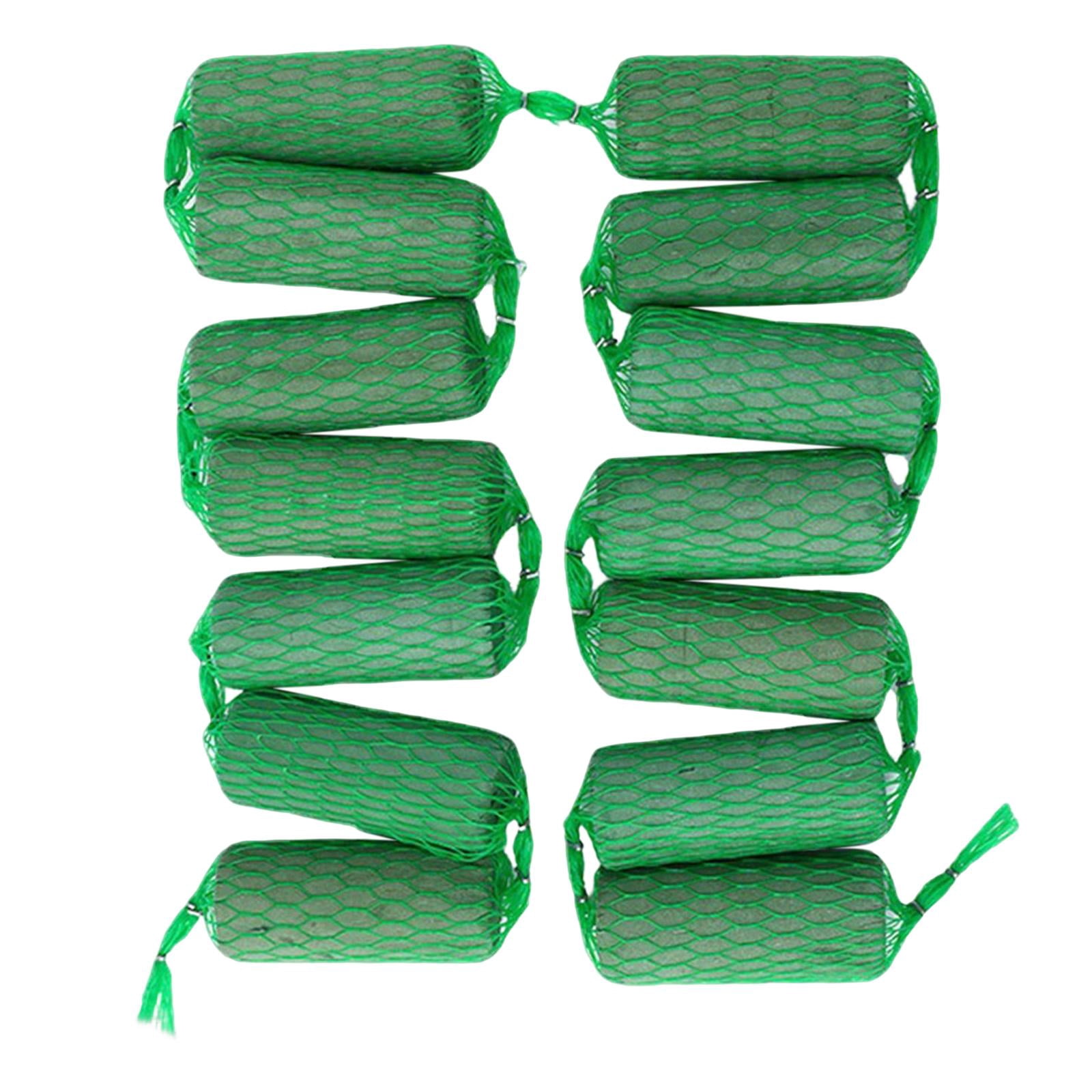 14Pcs Floral Foam Blocks Absorption Flower Holder Cylinder Netting for Party Table Centerpiece Florist Wedding Home Decor
