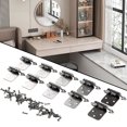 Kitchen Doors Hinges 10Pcs Cabinet Drawer Hardware Heavy-Duty Overlay ...