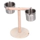 thumbnail image 1 of Soporte De Alimentación Para Pájaros, Soporte Para Beber De Loros Estable De Madera Para Balcón Para Dormitorio Para Oficina, 1 of 7