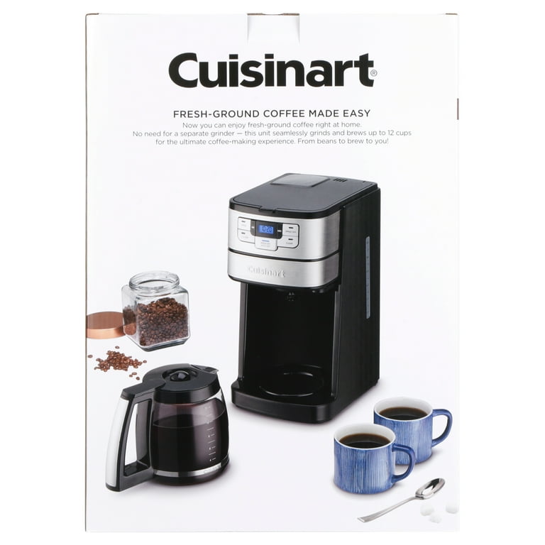 Cuisinart 12 Cup Programmable Automatic Grind And Brew Coffeemaker