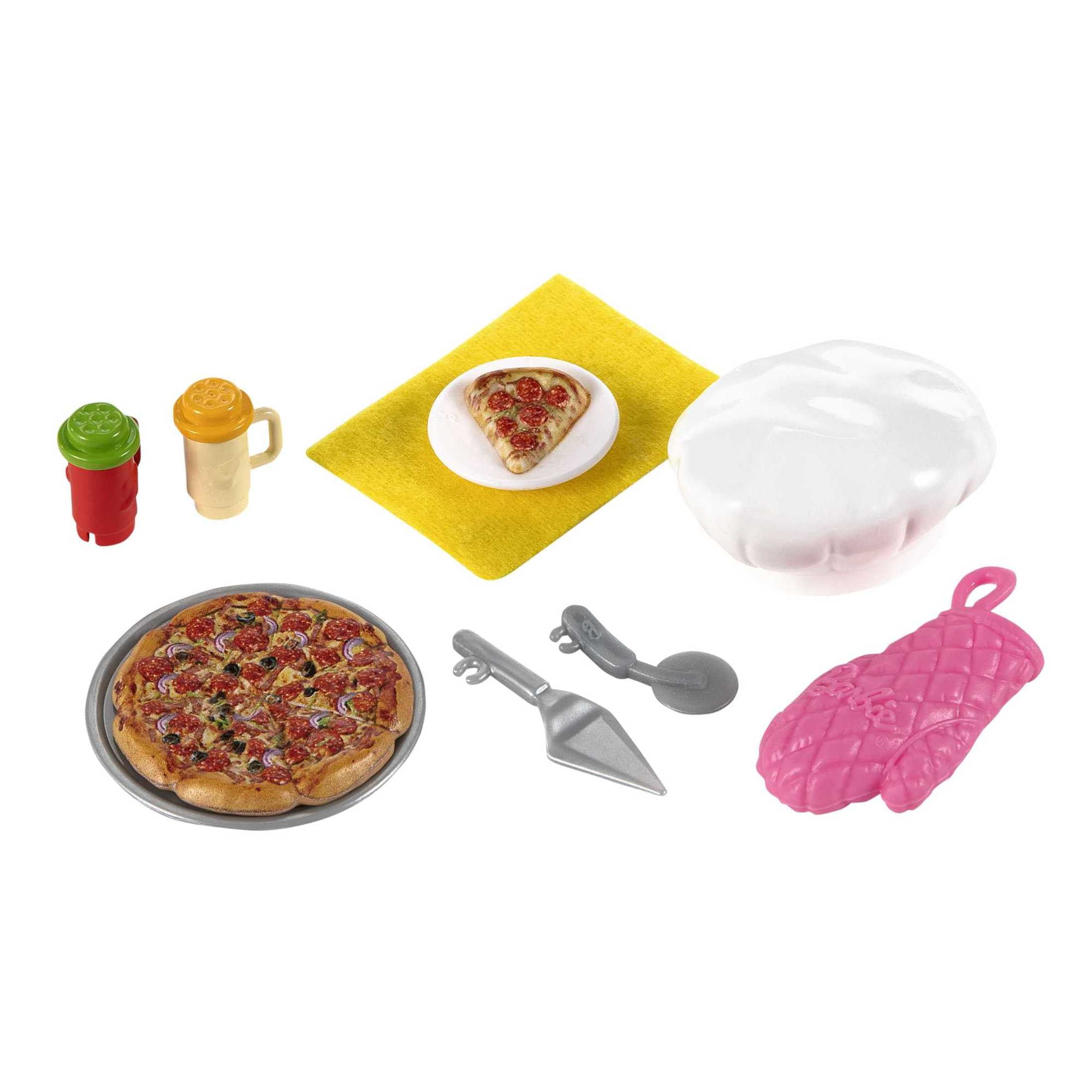 Barbie Chelsea Can Be Brunette Doll & Pizza Chef Playset