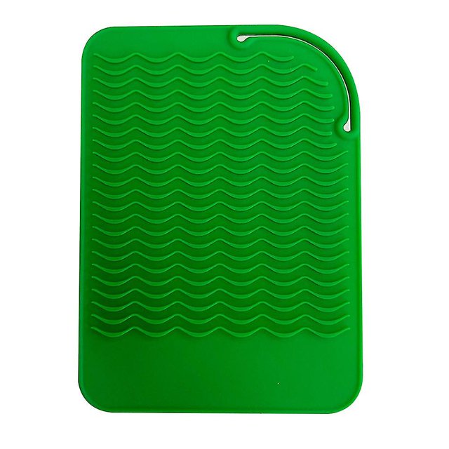 Bolsa de tapete de silicona resistente al calor, tapete térmico para herramientas de peinado, almohadilla anticalor de silicona para alisador de cabello, rizadores, planchas planas