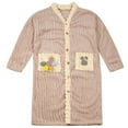 thumbnail image 5 of Womens Robe Flannel Warm V Neck With Thick Long Cardigan With Pocket Sleepwear,Pink,One Size, 5 of 8