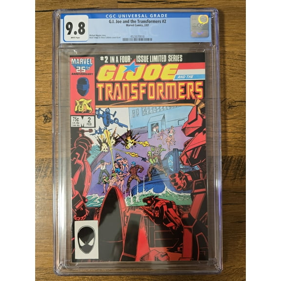 G.I. Joe and the Transformers #2 - CGC 9.8 Comic Book