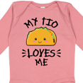 thumbnail image 4 of Inktastic My Tio Loves Me with Taco Illustration Boys or Girls Long Sleeve Baby Bodysuit, 4 of 5