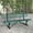 Green, variant on Flash Furniture 6' Outdoor Bench with Backrest, Commercial Grade Green Expanded Metal Mesh Seat and Backrest and Black Steel Frame