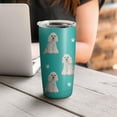 thumbnail image 5 of Poodle Dog Tumbler Stainless Steel Insulated Travel Coffee Cups with Lid and Straw,Ideal Memorial Gift for Dog Dad/Mom,20oz, 5 of 6