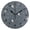 Black, variant on Moon and Star Pattern Design Wall Clock Modern Small Clock Gold Hands for Office, Home, Bedroom,School 9.84in