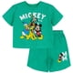 thumbnail image 1 of Conjunto de atuendos de Mickey Mouse de Disney para niños pequeños y pantalones cortos, 1 of 6