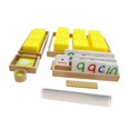 thumbnail image 4 of Materiales matemáticos Montessori: juguete sensorial con sistema decimal para bebés de 3 a 7 años con alfombra, 4 of 9
