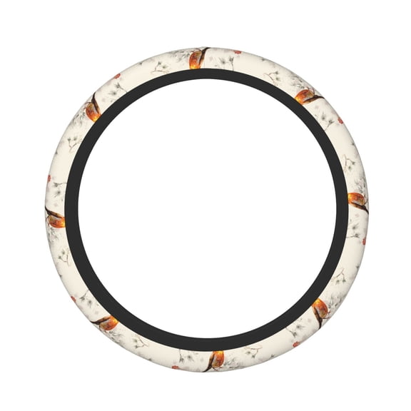 Naloa Little Birds Elastic Steering Wheel Cover, Auto Steering Wheel Cover – 15 Inch , Comfortable Grip, Fit Suvs,Vans Cars,Trucks