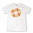 thumbnail image 1 of Tees2urdoor Baseball Lips T-Shirt, Adult 5X, White, 1 of 3