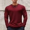 thumbnail image 3 of Mgmyaa Men's Slim Fit Thermal Base Layer Long Sleeve Crew Neck Pullover Top for Fall Winter Casual Outfit Insulated Wear, 3 of 3