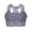 Grey, variant on fartey Womens Floral Lace Bras Full Coverage Racerback Bra Removable Padded Yoga Bralettes Bustier Sports Bras Wireless Seamless Comfort Everyday Lingerie