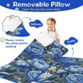 thumbnail image 3 of Pioneer Flower Floral Print Pattern Toddler Nap Mats for Kids Preschool,Sleeping Mat Bag or Kids,Toddler Sleeping Bag,Toddler Nap Mat or Daycare, 3 of 6