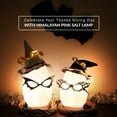 thumbnail image 4 of WBM White Salt Lamp Night Light, 5-7 lbs/Each - Hand Curved Night Light, Salt Lamp with Neem Wooden Base, Best for Gift and Home Decor, 4 of 8