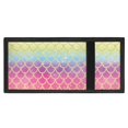 thumbnail image 4 of FUIALDOLG Mermaid Scale Trifold Card Wallet, Elastic Polyester Lightweight Kids Coin Bag for Daily Use Sports and Travel, 4 of 7
