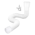 thumbnail image 5 of koolsoo Rain Gutter Downspout Downspout Extender Diverter Retractable 47-150cm for Rainwater Drainage Flexible for Outdoor white, 5 of 8
