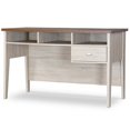 thumbnail image 1 of Baxton Studio Bureau Tyler en Brun Foncé et Gris, 1 of 6