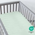 thumbnail image 5 of Bare Home 3 Pack Fitted Sheets - Premium 1800 Collection - Ultra Soft - Crib, Morning Sun/Spring Mint/White, 5 of 7