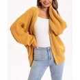 thumbnail image 6 of FUNING  Cardigan Sweaters for Women 100% acrylic fibers Button-Down Long Sleeve Oversized Knit Outerwear, 6 of 7