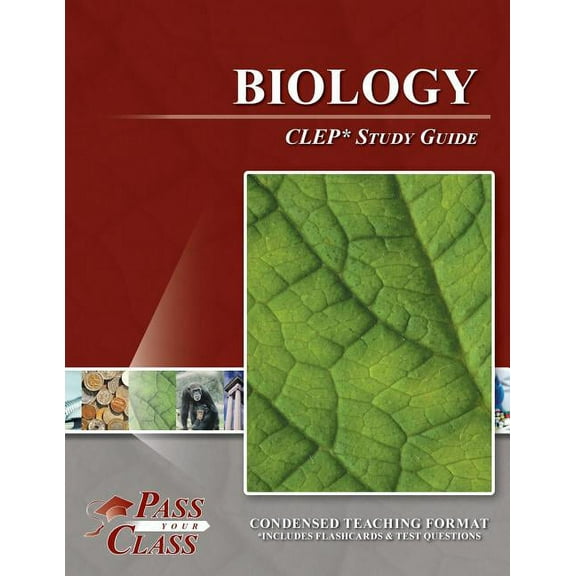 Biology CLEP Test Study Guide (Paperback) by Passyourclass