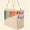 Beige, variant on Large Canvas Yarn Bag for Crochet and Knitting, Crochet Organizer with Multiple Pockets & Yarn Holes, Portable Knitting Supplies Storage Tote