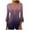 502_Purple, variant on V Neck T Shirts for Women Spring And Summer Seven Minutes Of Bell Sleeve Pressed Pleated Solid Color Button Short Sleeve Shirts Red