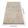 thumbnail image 4 of Alfombra de baño Alfombra de ducha lavable antideslizante Alfombra de piso absorbente de agua para baño Dormitorio, Gris seitruly HA004438-02, 4 of 6