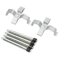 thumbnail image 1 of Pins de Pastillas de Freno Trasero Clips, Ajuste Preciso de Reemplazo de Alta Resistencia Kit de Hardware de Hardware de Pinza de Freno de Disco Trasero Para Vehículo, 1 of 7
